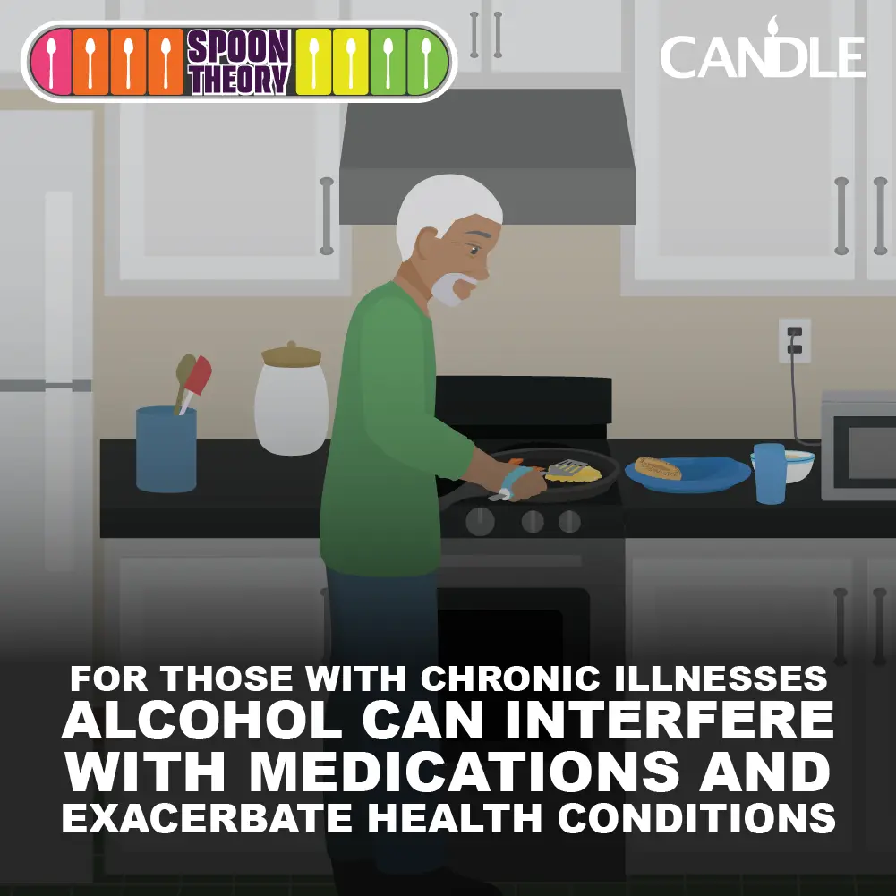 An elderly black person is making breakfast at the stove